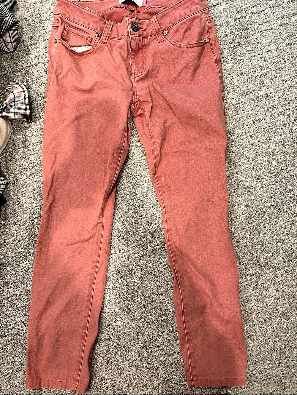 CAbi Jeans Straight Leg in Pink Size 6
